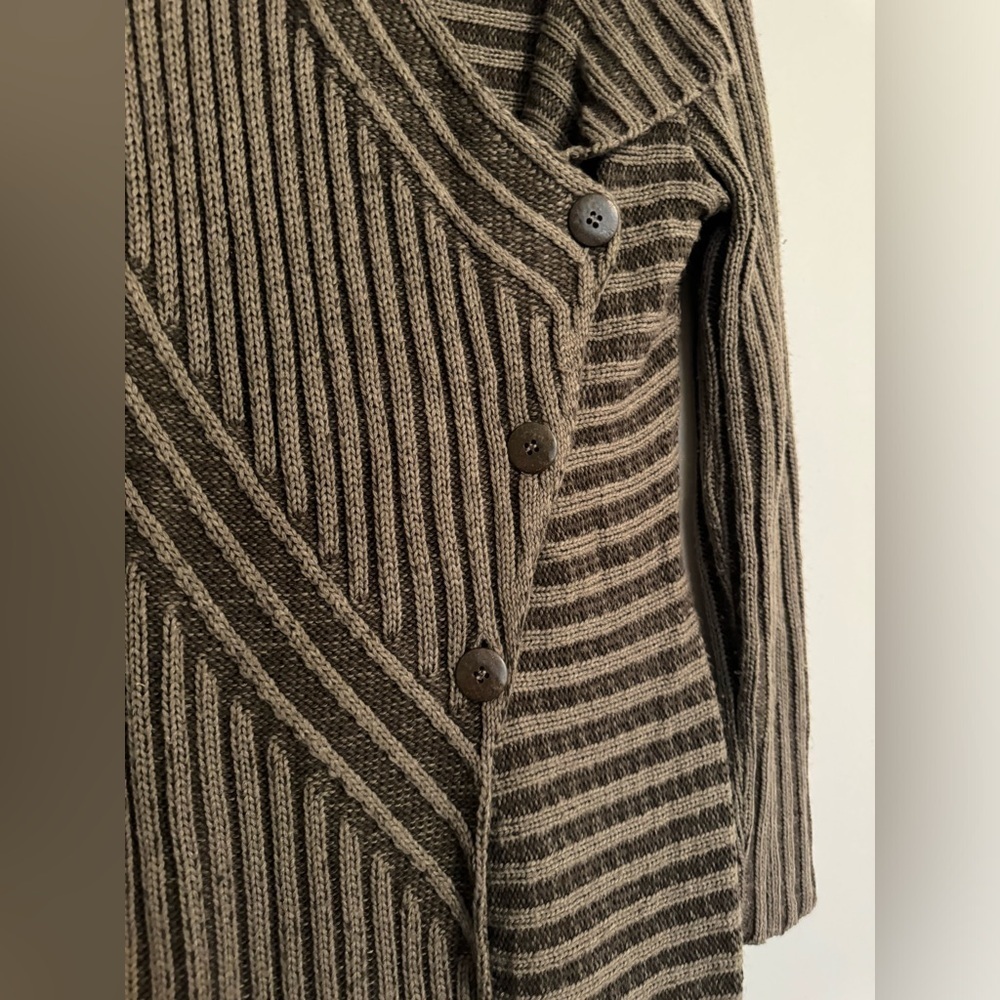 Belamie Women’s French Ribbed Cardigan - Picture 2 of 6